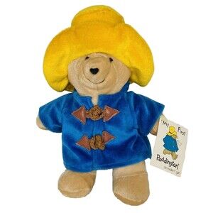 Paddington Bear  8" Plush Eden Toys "My First"  Paddington Vintage Yellow Hat